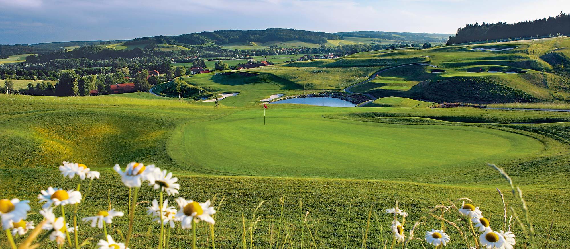 Luftbild Bella Vista Golfpark Bad Birnbach — Golfurlaub Hotel Churfürstenhof