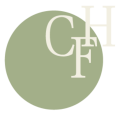 Monogramm CFH auf grünem Kreis – Stilelement des Hotels Churfürstenhof