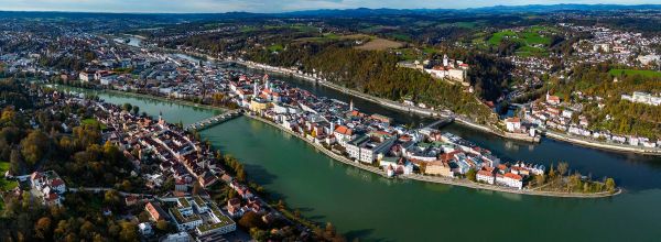 Passau als Ausflugsziel mit drei Flüssen