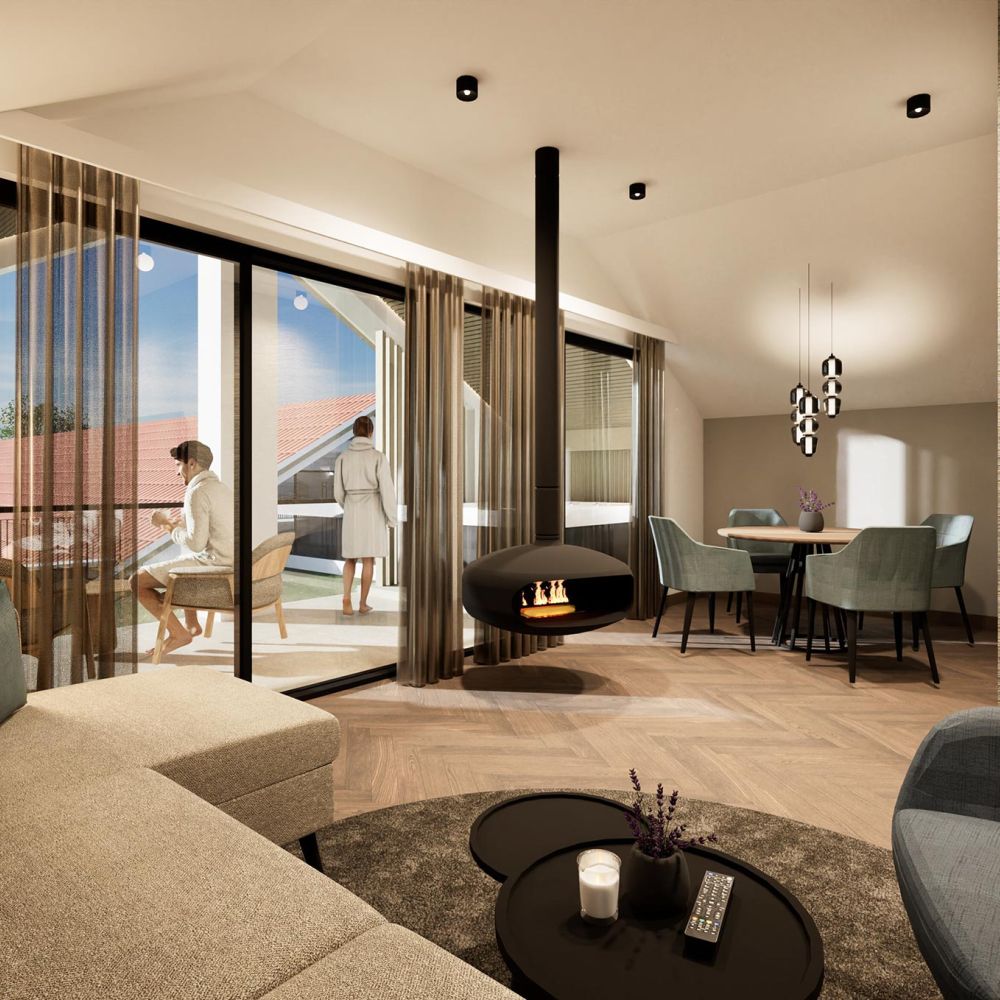 Penthouse Suite im Churfürstenhof Bad Birnbach